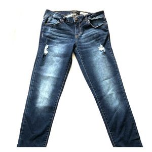 DARK WASH~SERIOUSLY STRETCHY LOW-RISE JEGGINGS